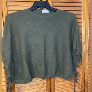 Sleeveless Army Green Sweater
